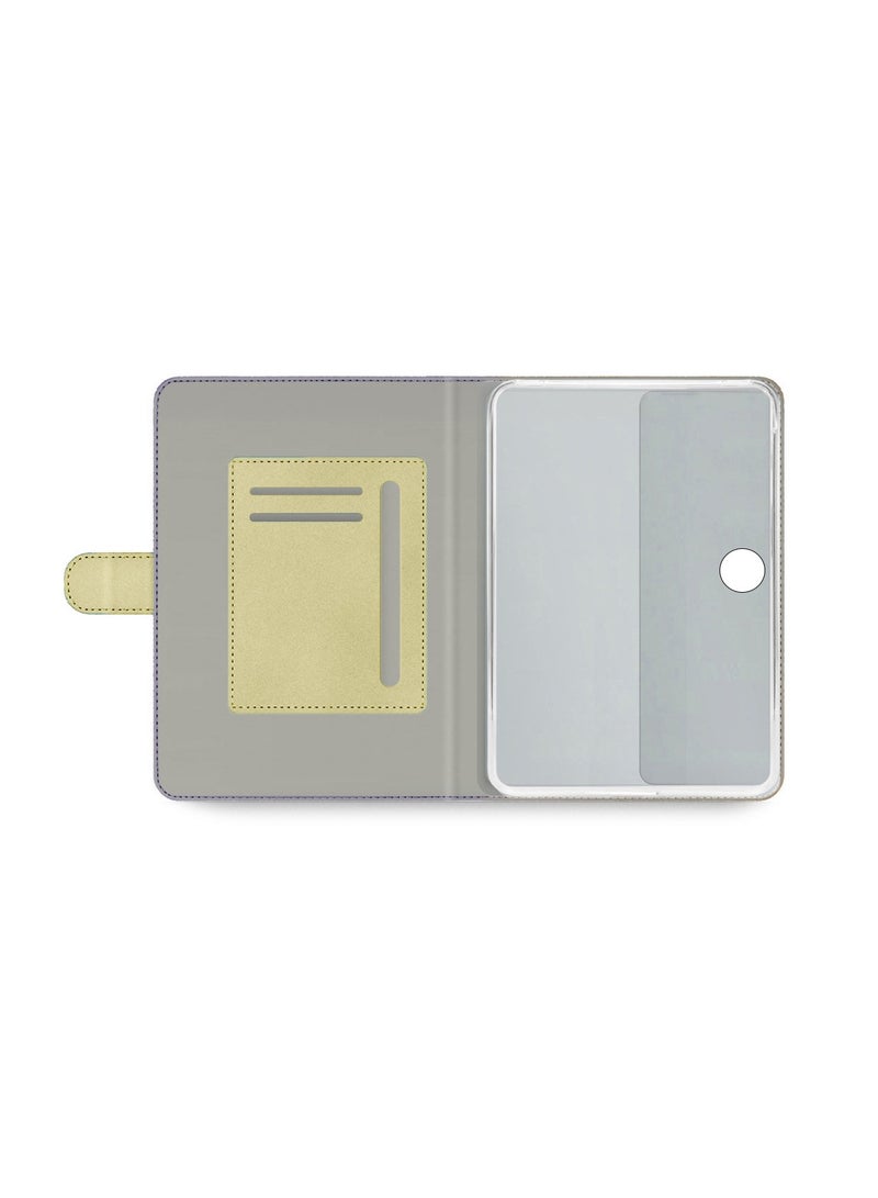 OMAKER Honor Pad 9 12.1 inch 2023 PU Leather Magnetic Closure Flip Case Cover - Gold - Image 3