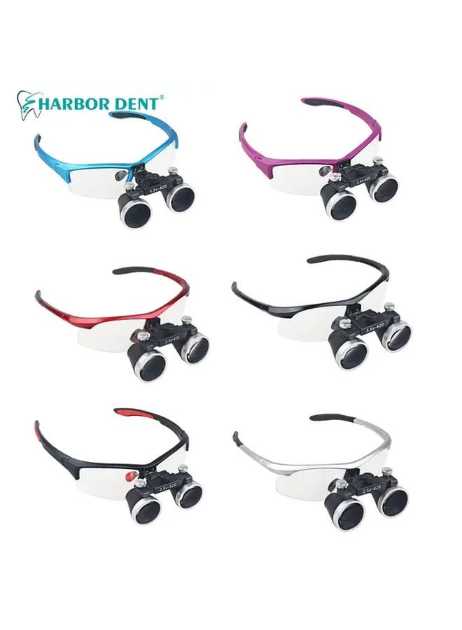 2.5X Purple Magnifying Glasses With Light For Dental Lab Work And Study - Image 2