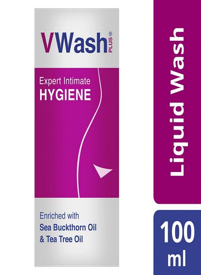 VWash VWash Plus Expert Intimate Hygiene, With Tea Tree Oil, Liquid Wash Prevents Dryness, Itchiness And Irritation, Balances PH, Paraben Free, 100 ml - Image 2