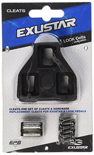 Exustar Delta Look Fixed Cleat Pedal, Black - Image 2