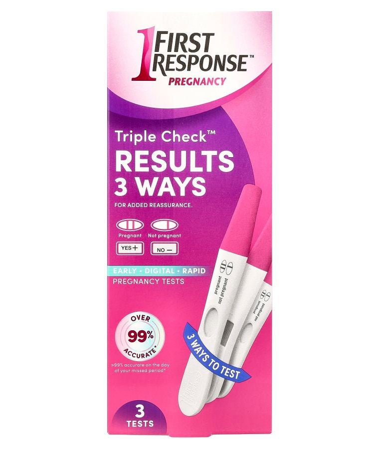 FIRST RESPONSE Triple Check™ Pregnancy Tests 3 Tests