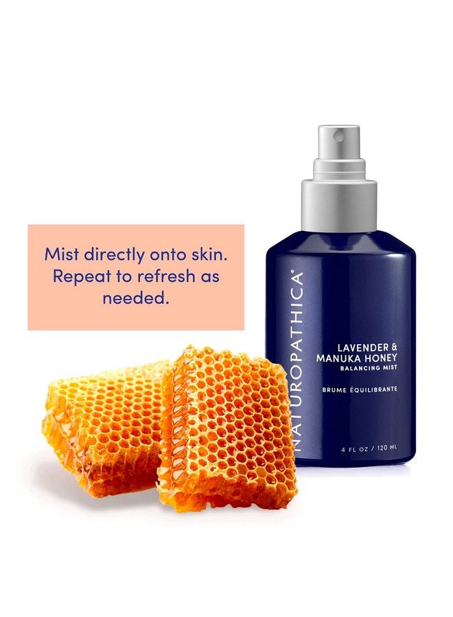 Naturopathica Lavender & Manuka Honey Balancing Mist Facial Toner Balancer Moisturizes Calms And Refreshes Skin Vegan Made In Usa 40 Oz (120 Ml) - Image 4