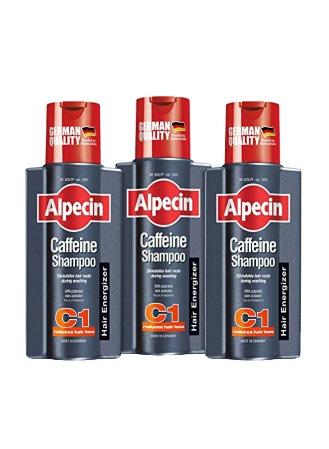 Alpecin 3-Piece Caffeine Shampoo Set 250ml - Image 1