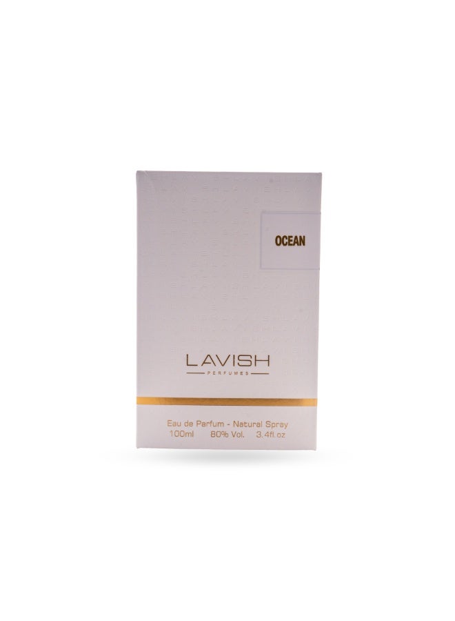 لافيش للعطور عطر اوشن EDP 100مل هو عطر زهري فاكهي حيوي وأنيق مصمّم للمرأة العصرية. - Image 3