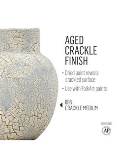 FolkArt FolkArt Medium (8 Ounce), 696 Crackle  - Image 2