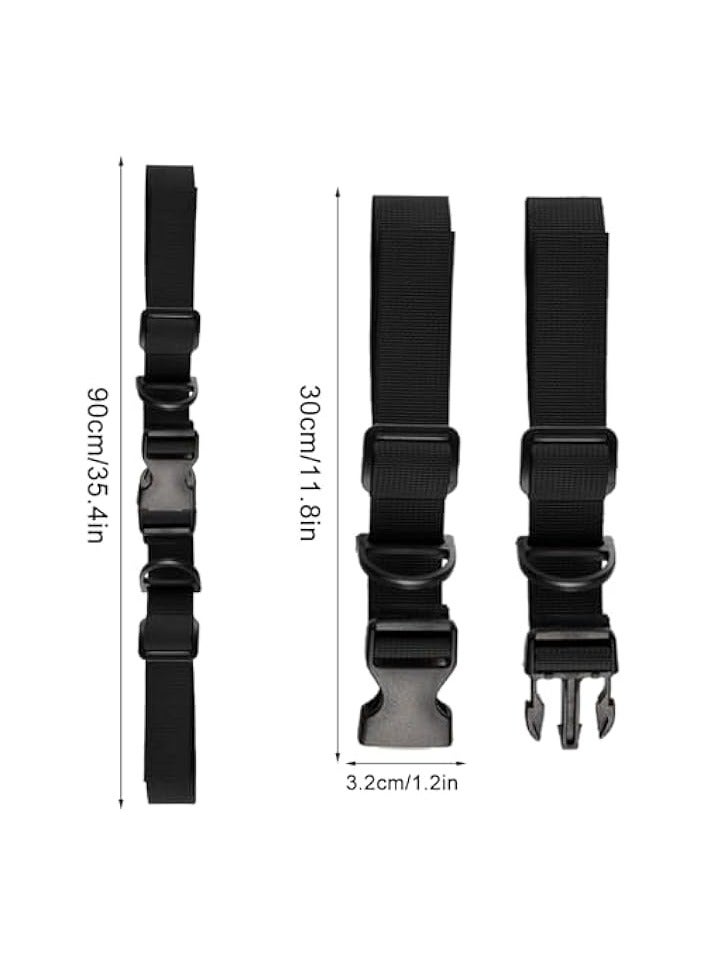 erorex 3 Pack Adjustable Chest Belt with Buckle for Hiking Jogging, Chest Strap for Backpack - Image 2