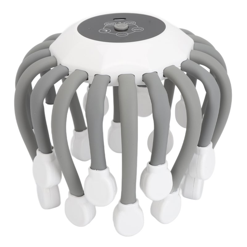 Electric Head Massager 5 Modes 3 Levels 20 Claws 360 Degree Massage Infrared LED Claw Scalp Scratcher - Image 2