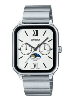 CASIO Men's Analog Square Shape Resin Wrist Watch - MTP-M305D-7A2VDF - 34 Mm  - Image 1