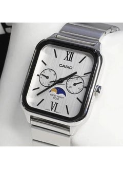 CASIO Men's Analog Square Shape Resin Wrist Watch - MTP-M305D-7A2VDF - 34 Mm  - Image 2