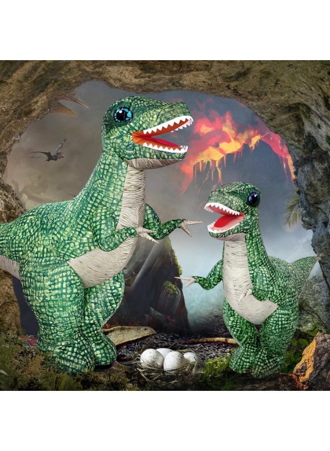 Remote Control Dinosaur Toys, Realistic Electric 2.4GHz Remote Control Inflatable Dinosaur Toy, with 360°Rotation, Forward & Backward, Rechargeable Walking Dinosaur Toy for Kids - Image 3