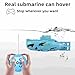 Tsiodot Mini RC Submarine Waterproof Remote Control Boat Underwater Diving Fish Tank Toy for Kids Birthday GiftBlue - Image 4