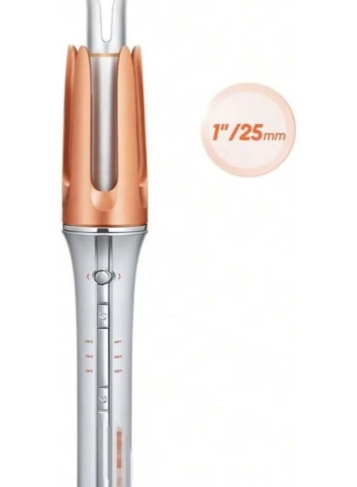 Automatic Hair Curler with Negative Ion Technology – Electric Curling Iron for Effortless Curls and Beach Waves, Ceramic Coated Barrel, Anti-Tangle Auto Rotation, Adjustable Heat Settings for All Hair Types, Fast Heating Hair Styler for Women - Image 3