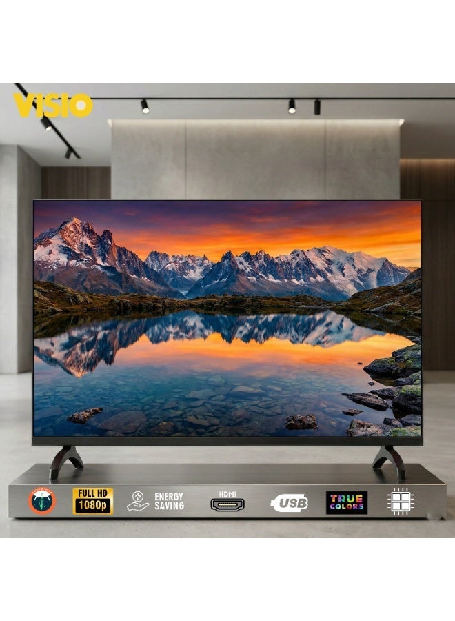 فيسيو تلفزيون VISIO الذكي عالي الدقة مقاس 43 بوصة يعمل بنظام Android 14 | تصميم بدون إطار | 3 منافذ HDMI و2 منافذ USB | معالج رباعي النواة - Image 4