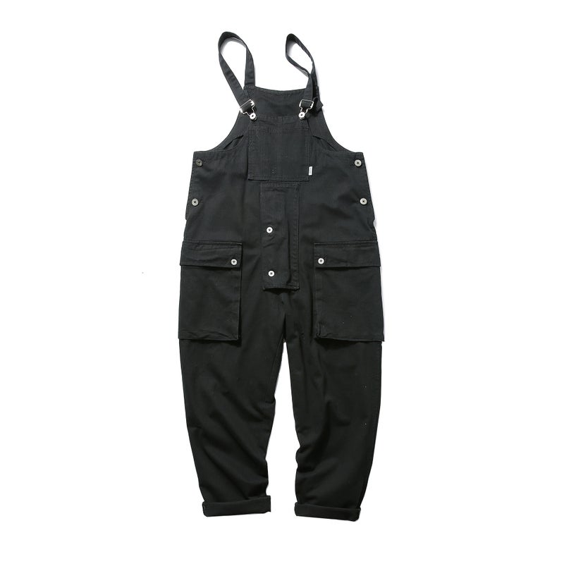 Japanese Retro One-Piece Overalls Men'S Loose Suspender Overalls Suit Women'S Trendy Bf Skill Jumpsuit - Image 1