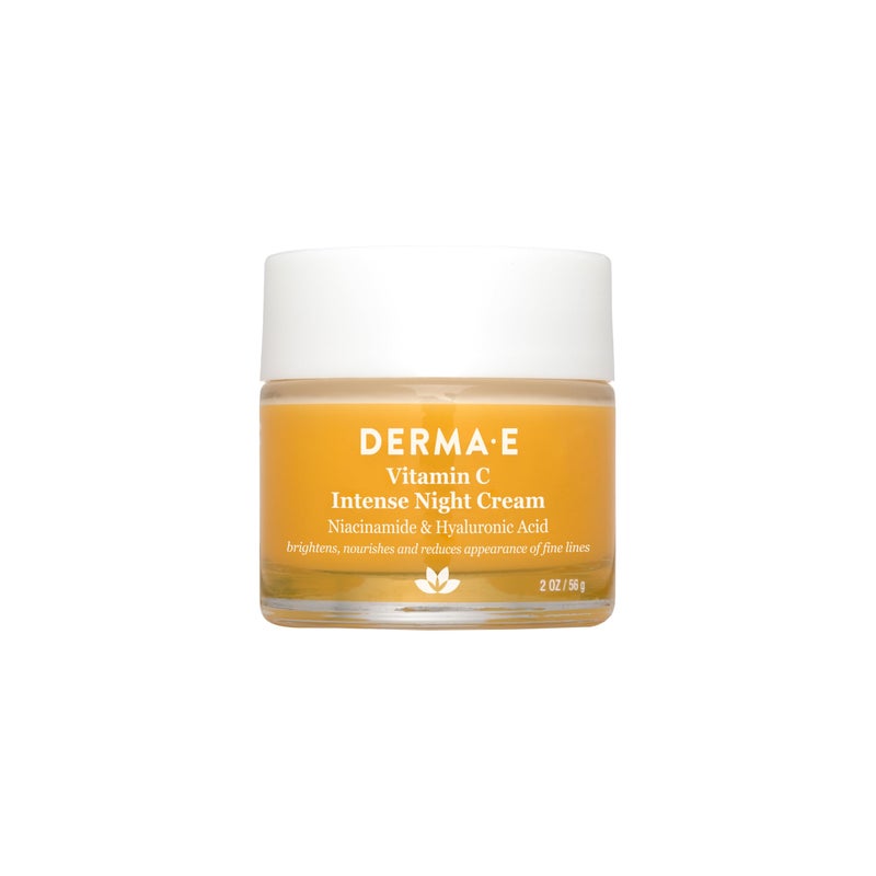 DERMA-E Vitamin C Intense Night Cream, 2 Oz, Brightening and Hydrating Facial Skin Renewing Cream, Anti-Aging Overnight Face Moisturizer for Skincare and Youthful Radiance - Image 1