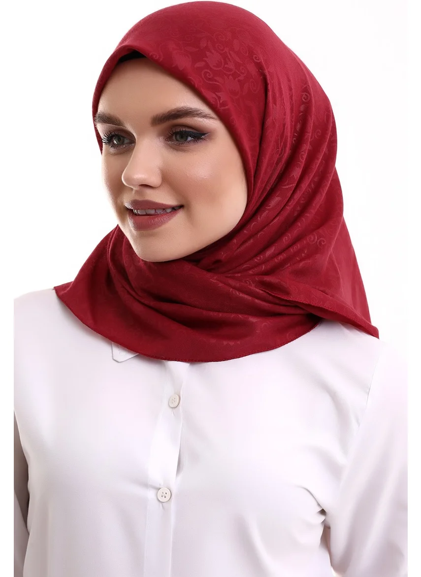 İhvan Online Kofra Patterned Head Scarf - Red