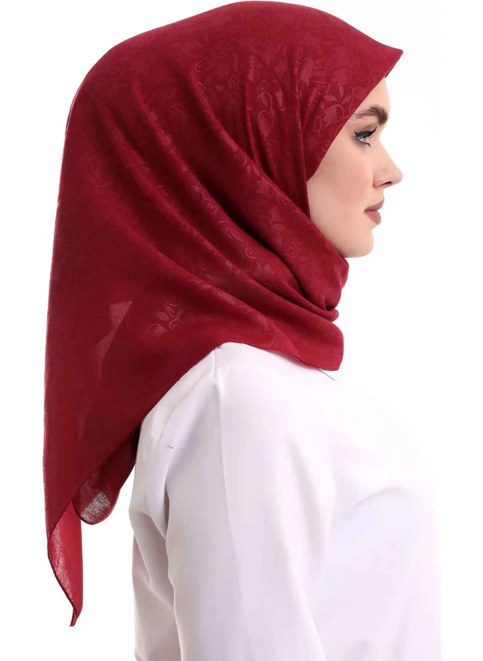 İhvan Online Kofra Patterned Head Scarf - Red