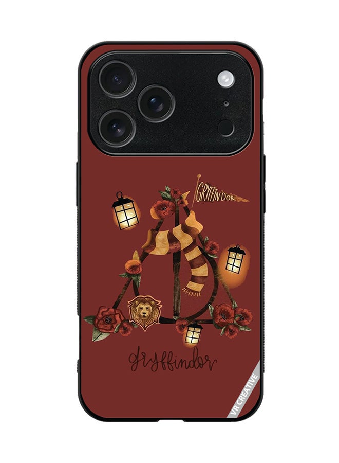 VR CREATIVE Protective Case Cover For Apple iPhone 17 Pro Gryffindor Design Multicolour