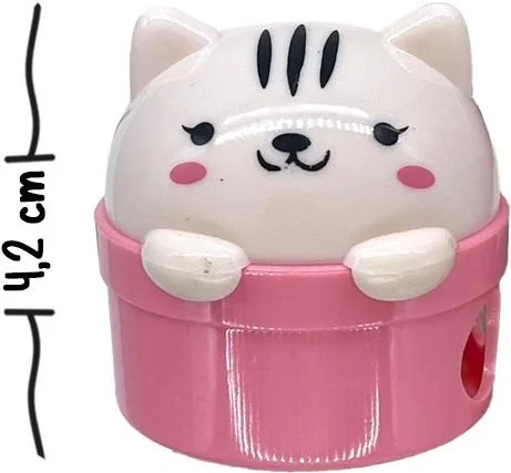 كاغيت جيمي دوكان Pink Cute Cat Pencil Sharpener
