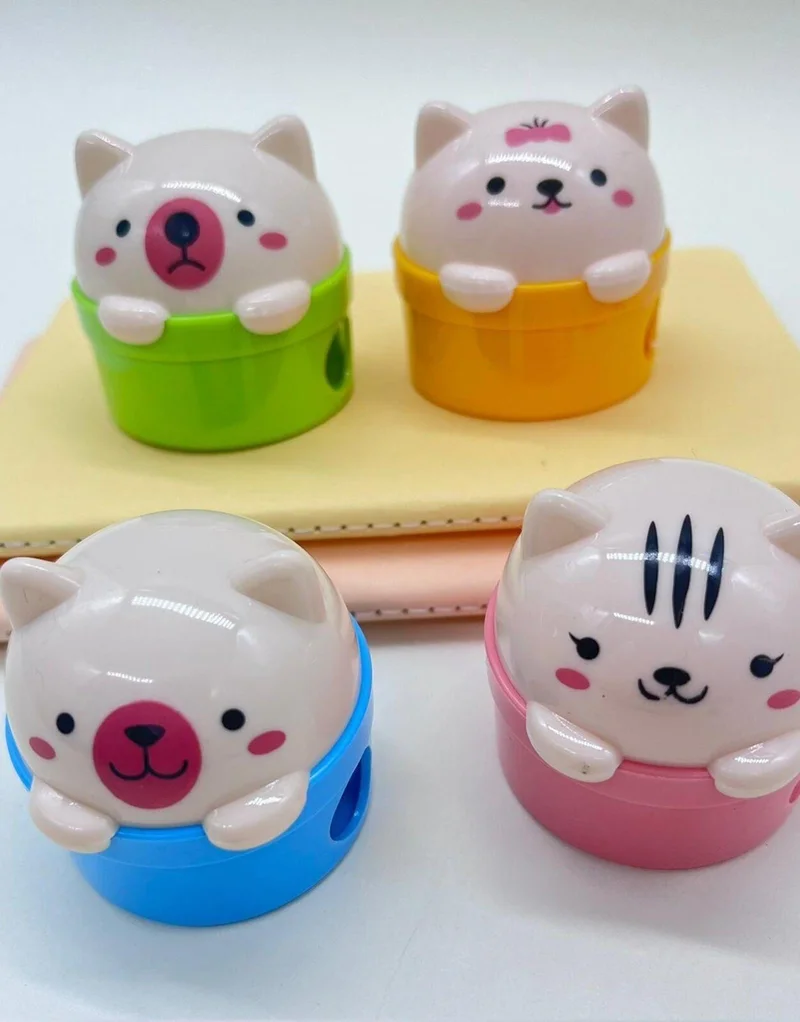 كاغيت جيمي دوكان Pink Cute Cat Pencil Sharpener