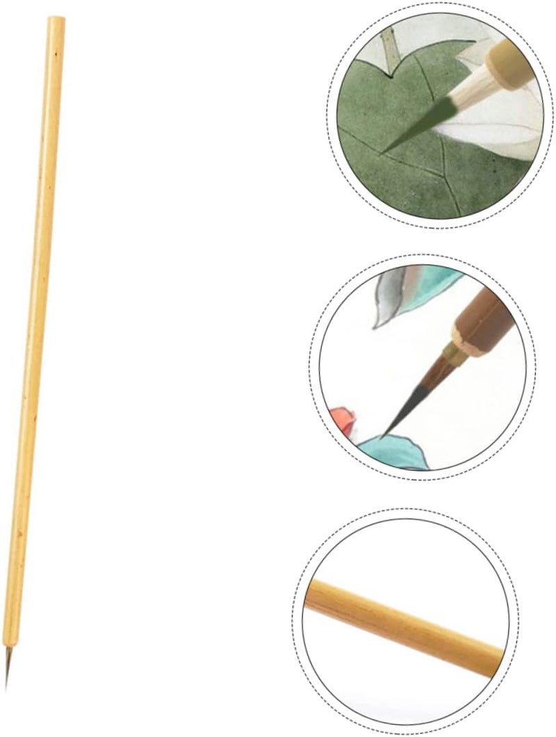 DOITOOL 2pcs Ink Brush Chinese Calligraphy Pen Writing Brush for Line Drawing and Easy to Use Random Color - Image 1