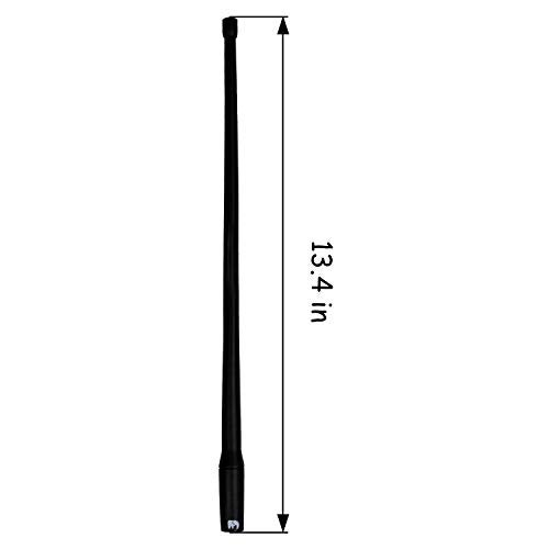 ONE250 13" inch Flexible Antenna, Compatible with GMC Sierra (2000-2024), Canyon (2015-2024), Acadia (2007-2019), Terrain (2010-17), Yukon (1992-2006) - Designed for Optimized FM/AM Reception (Black) - Image 2