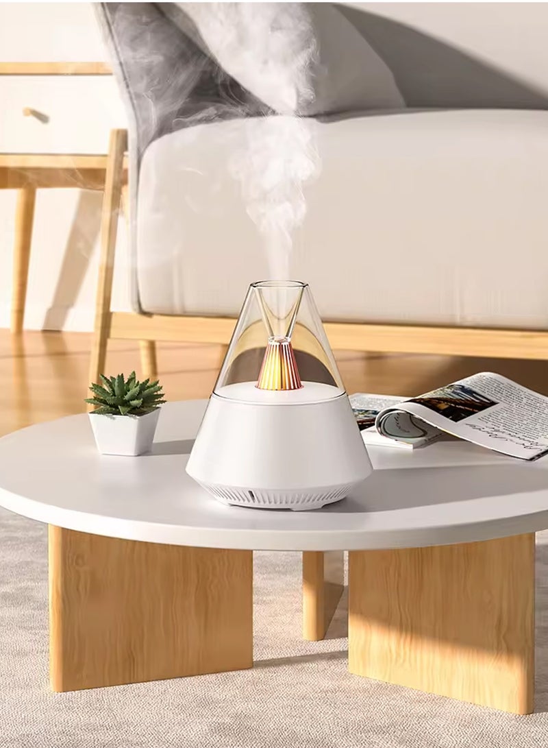 مرطب هواء منزلي أساسي | موزع هواء هادئ للعلاج بالروائح 150 مل مع إيقاف تلقائي عند نقص المياه وتحكم عن بُعد | مثالي للمكتب، غرفة النوم، والاسترخاء - Image 3