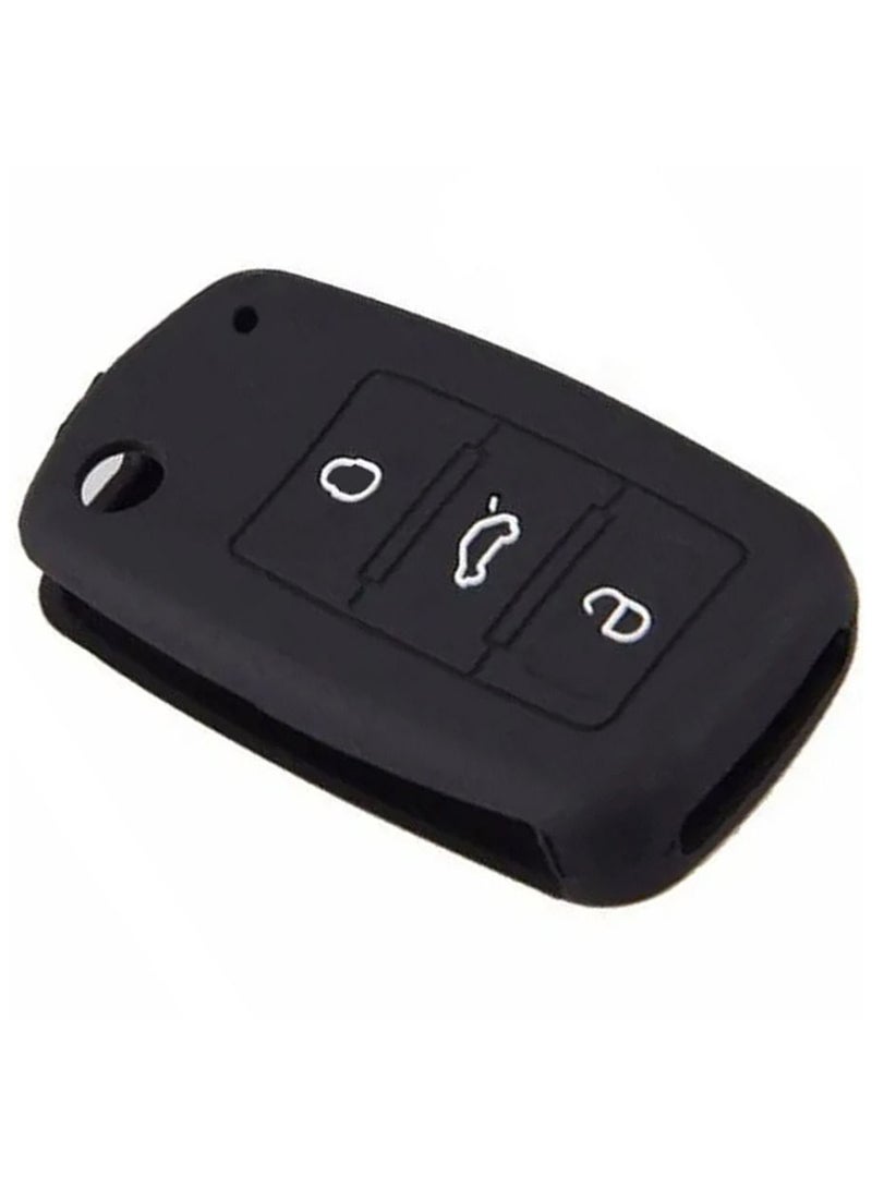 غطاء مفتاح سيليكون لسيارة فولكس ويجن - Image 2