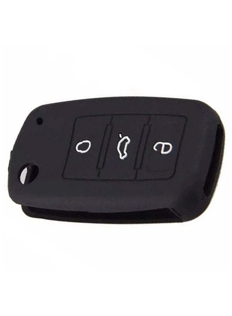 غطاء مفتاح سيليكون لسيارة فولكس ويجن - Image 3