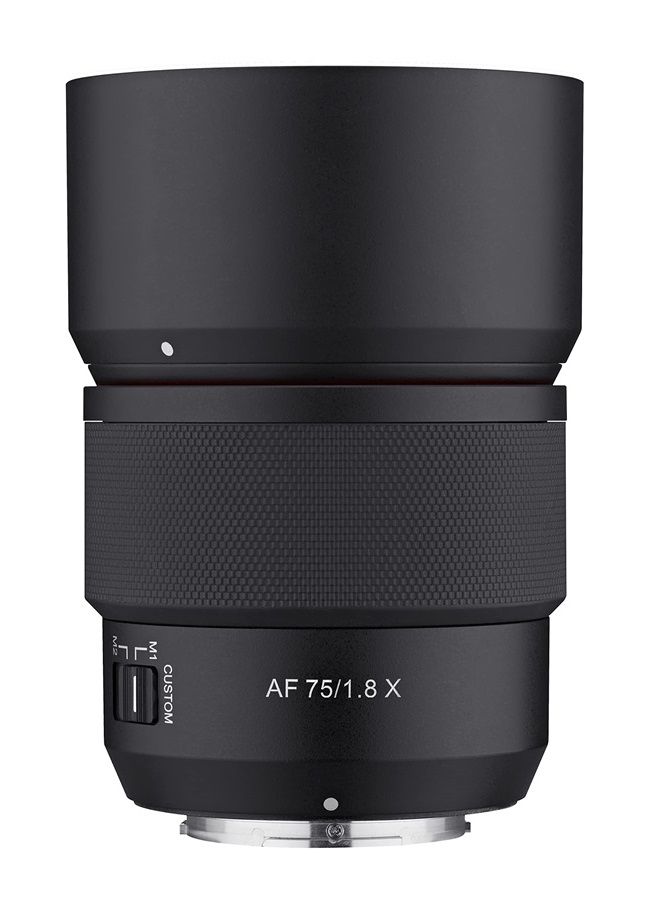 Samyang 75mm F1.8 AF APS-C Compact Telephoto Lens for Fuji X (SYIO75AF-FX)  - Image 1