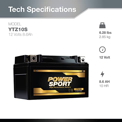 ExpertPower YTZ10S 12v8.6Ah lead_acid_battery - Image 2