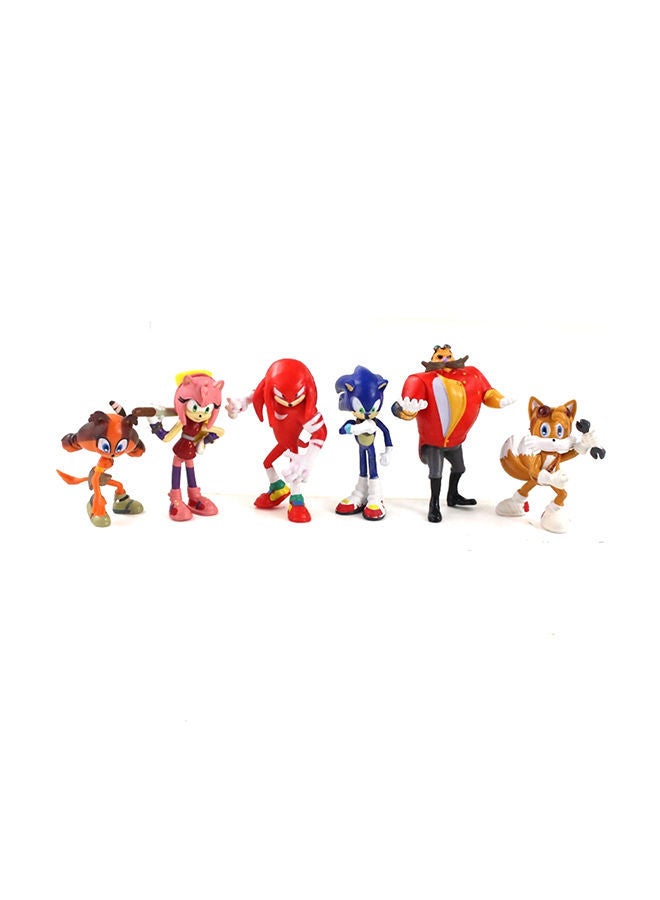 NIBEMINENT 6-Piece Sonic Inspired Collectible Action Figures - Image 4