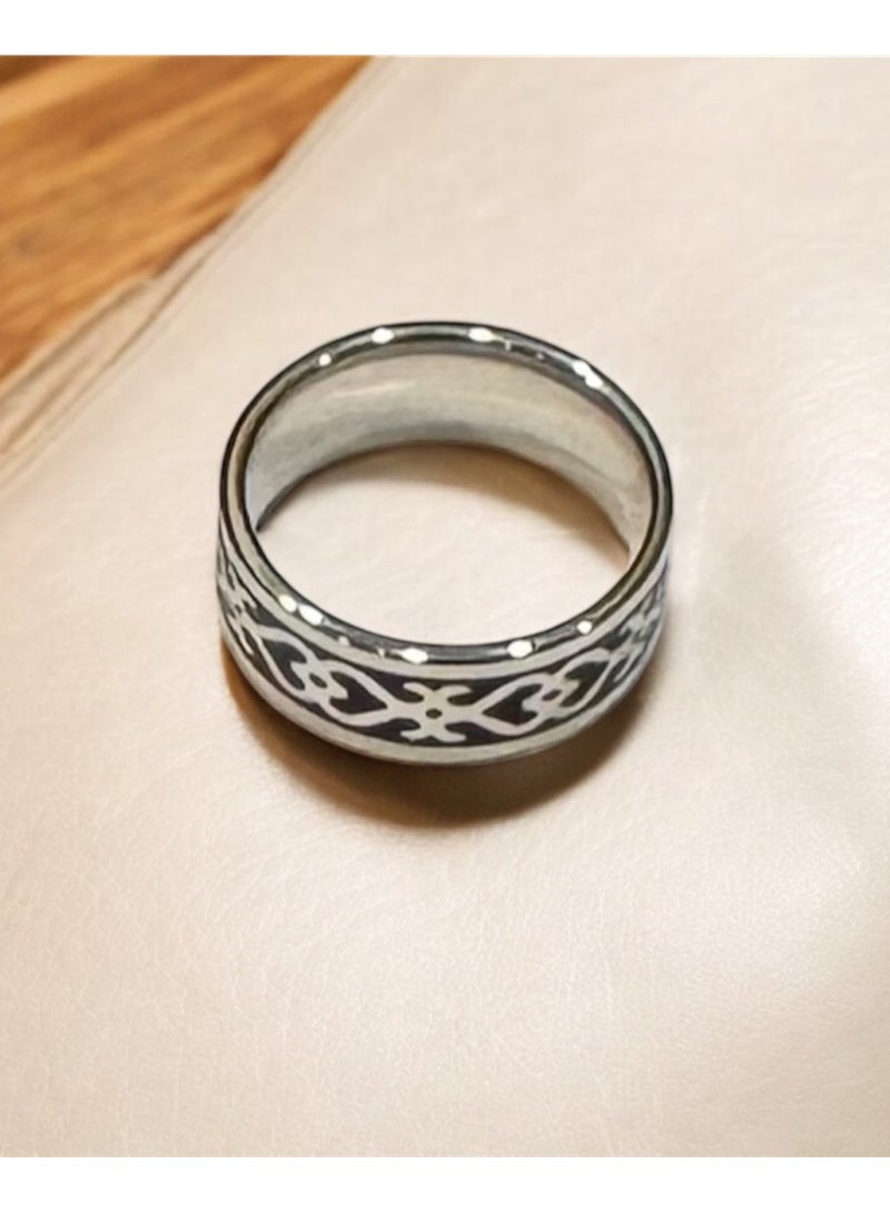 جوليري إيفريداي خاتم رجالي مصنوع من التيتانيوم ستيل المقاوم للصدأ مقاس 9 - Image 2