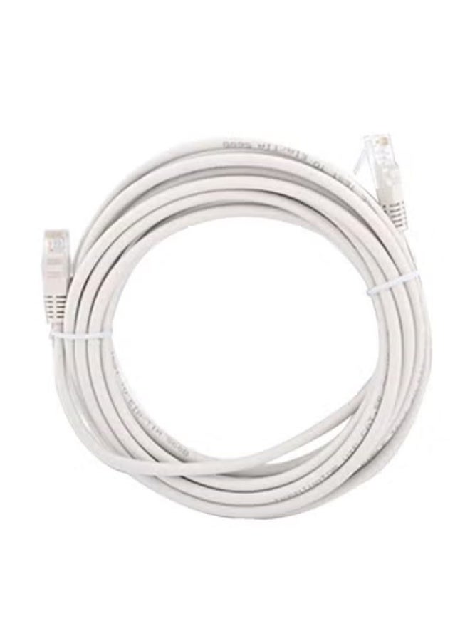 Terminator CAT 6 High Speed Ethernet Cable – White 5 Meter Network Cable for Fast & Stable Internet Connection – Compatible with Routers, Modems, Switches, and Computers – Durable, Flexible, Shielded Cable for Home & Office Networking - Image 2