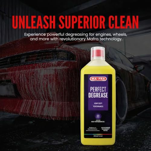MAFRA Perfect Degrease 1L, Heavy Duy Degreaser, High Performance Multi-Purpose Engine, Wheel Rim & Iron Cleaner for Car, Professional Grade Grease & Dirt Remover(pack of 2) - Image 3