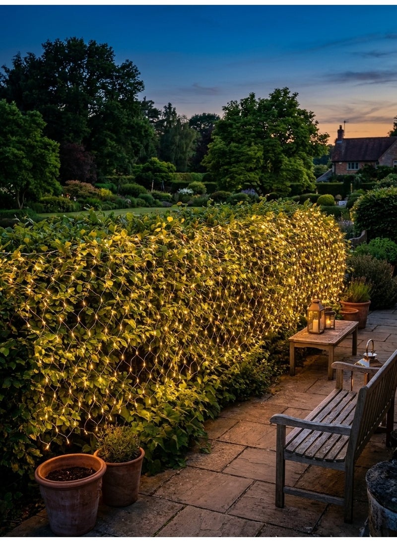 LED Net Lights Expandable Mesh Design IP44 Waterproof for Outdoor Use - Image 5