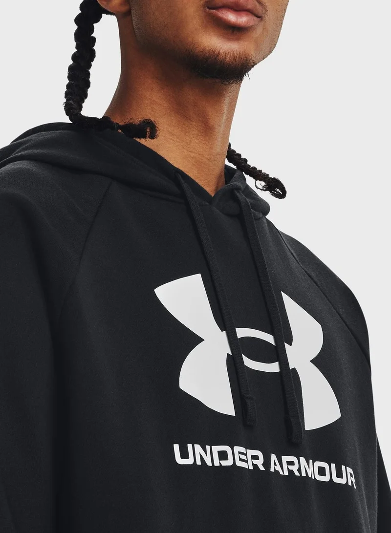 UNDER ARMOUR  Rival Fleece Logo Hoodie for Men | Best Price UAE
