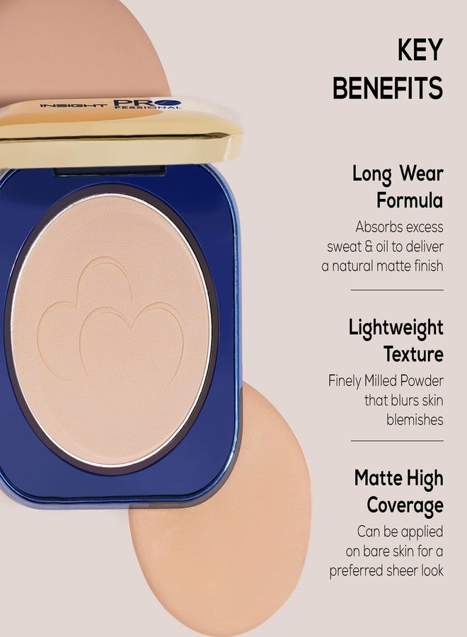 INSIGHT All Day Matte Compact Foundation - (Beige) | Buildable Coverage, Flawless Finish | Lightweight, Long-Lasting Pressed Powder | Oil Control Face Makeup - 11g - Image 4