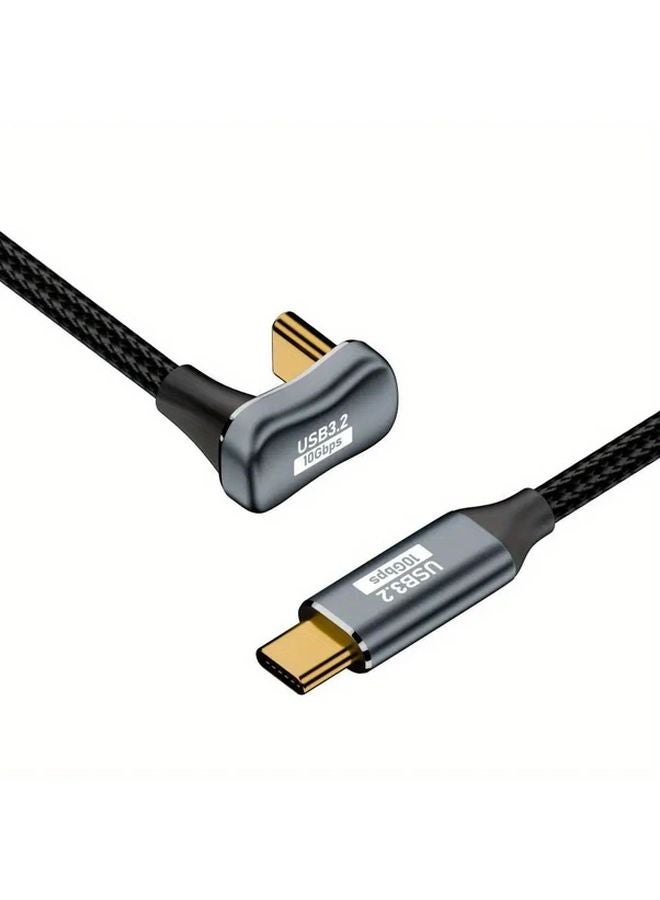 39 37 Inch U Shaped 10Gbps USB 3 1 Gen 2 Type C Cable With 3 2 Emark Chip PD 100W OTG Data Cord For Laptop And Mobile Phones - Image 4