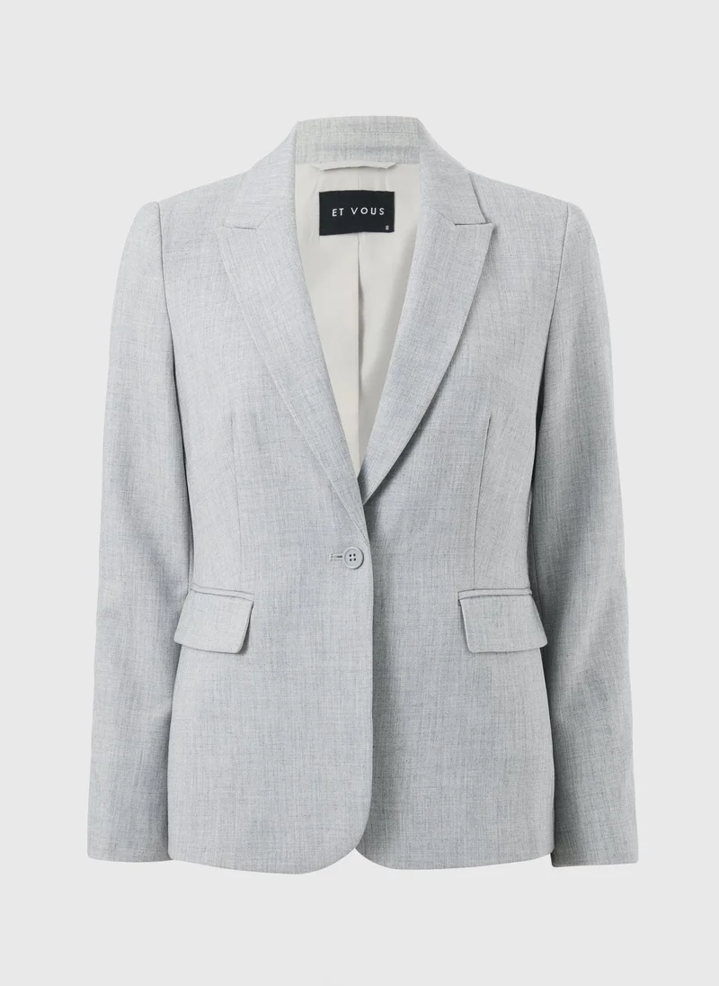 ماتلان Et Vous Grey Marl PVL Co Ord Blazer