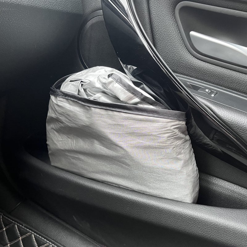 CARTMAN Windshield Sun Shade 60" x 21" Fit for Jeep Wrangler JL JK Gladiator, Baby Sun Shade for Car Window Side 20"x12", Durable 210T Material Car Sun Visor for UV Rays, Storage Pouch Included - Image 4