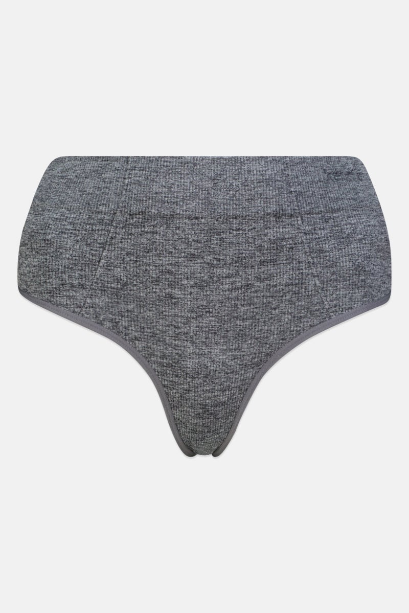 Kensie Women 5 Pieces Textured Thongs Panties, Multicolor - Image 5