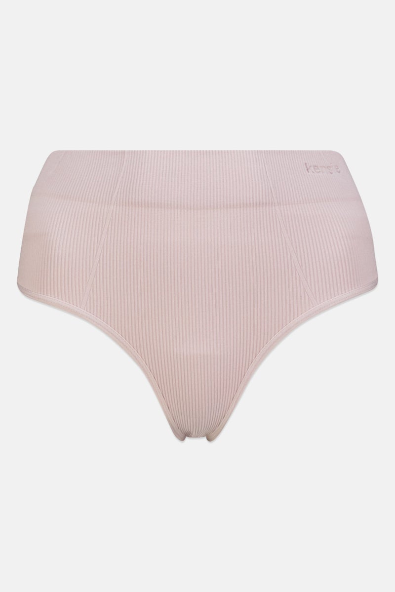 Kensie Women 5 Pieces Textured Thongs Panties, Multicolor - Image 2