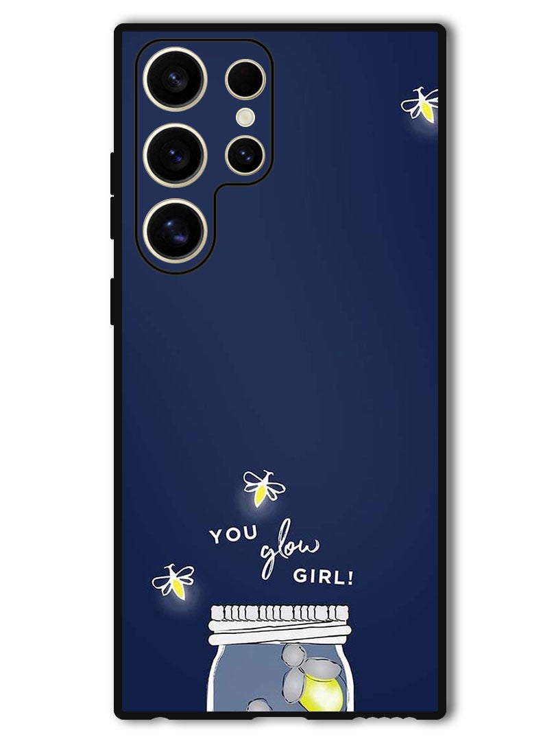 Theodor Protective Case Anti Scratch Shock Proof Bumper Cover For Samsung Galaxy S24 Ultra You Glow Girl - Image 1