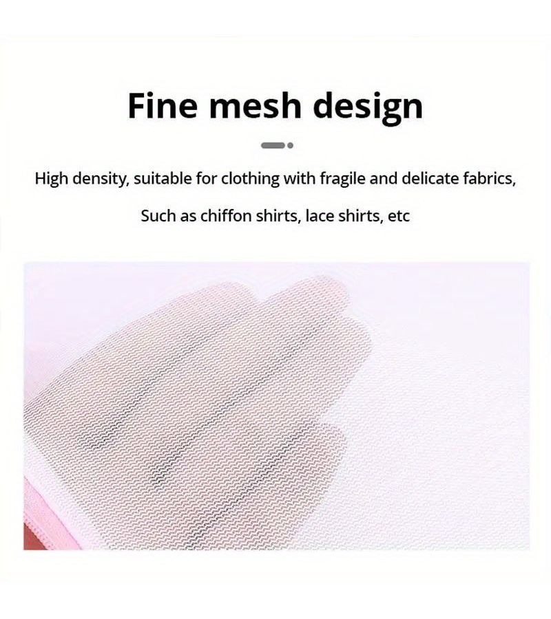 20x30 Fine Mesh Transparent Zippered Laundry Bag Reusable Washable For Washing Machine Protection - Image 5
