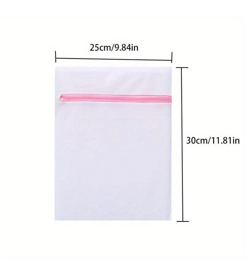 20x30 Fine Mesh Transparent Zippered Laundry Bag Reusable Washable For Washing Machine Protection - Image 4
