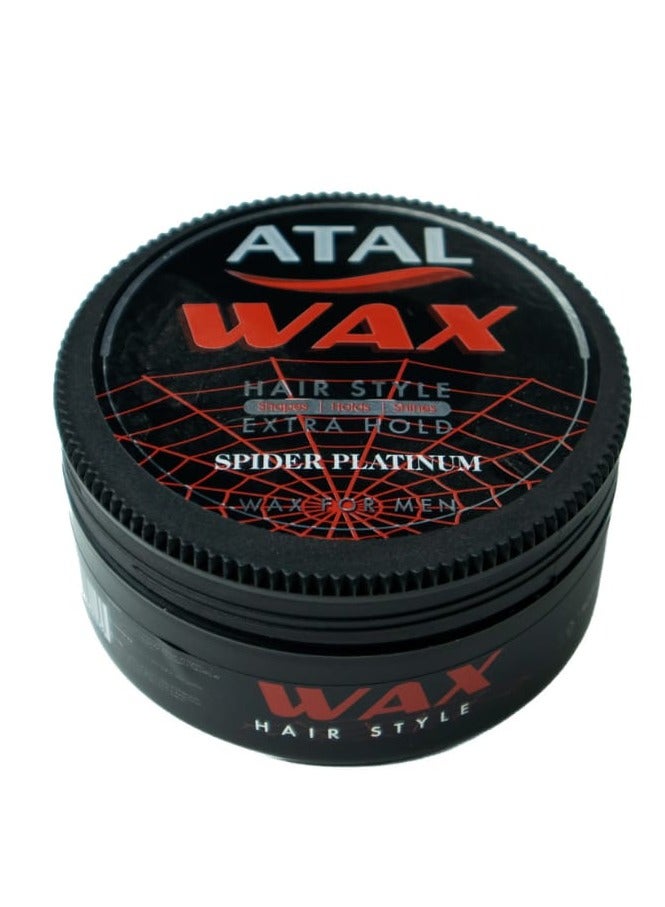 ATAL WAX HAIR STYLE EXTRA HOLD SPIDER PLATINUM 150 ML