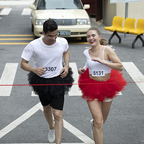 Simplicity Tutus for Women 5-Layered Tulle Tutu Party Dance Skirt Ballerina Dress Petticoat Tutu Skirt, Black Tutu - Image 3