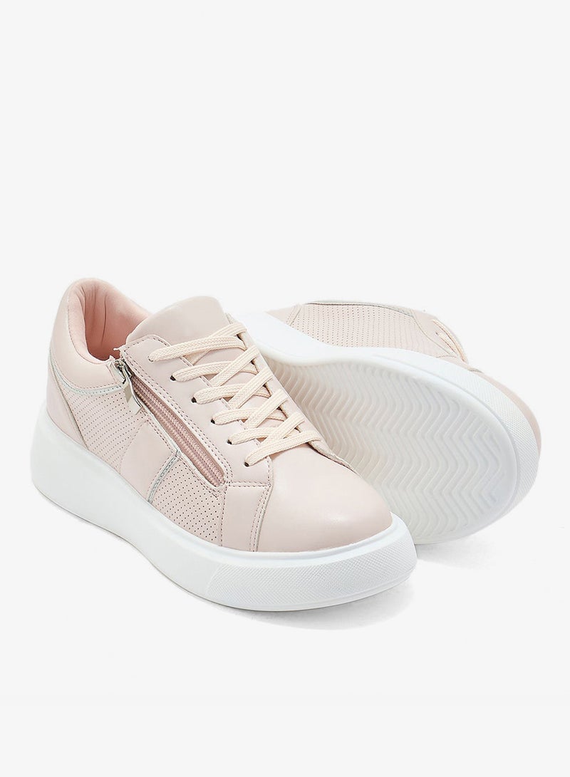 جينجر سنيكرز كاجوال بتفاصيل سحاب معدني - Image 3