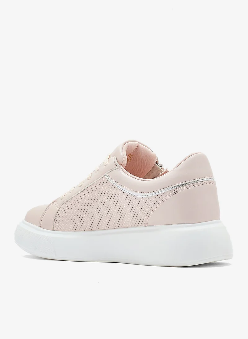 جينجر سنيكرز كاجوال بتفاصيل سحاب معدني